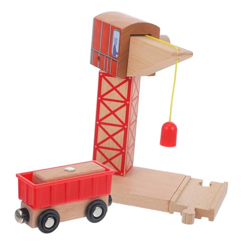 Kisangel Holzschienen Kranspielzeug für Magnetischer Eisenbahnkran Kompatibel mit Holzeisenbahnen Einfach Aufzubauen Kreatives für Endlose Szenarien und Kombinationen Leicht Kisangel Holzschienen Kranspielzeug für Magnetischer Eisenbahnkran Kompatibel mit Holzeisenbahnen Einfach Aufzubauen Kreatives für Endlose Szenarien und Kombinationen Leicht von Kisangel