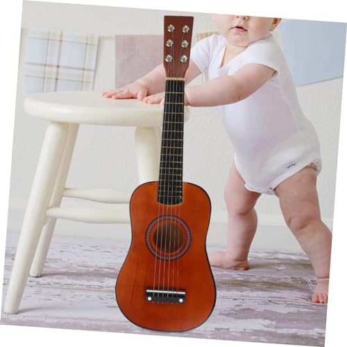 Kisangel Holzspielzeug Gitarre für Einstellbare Saitenspannung Komfortabler Griff Pädagogisches Musikinstrument für Anfänger Geeignet für Junge Mädchen und Kreative Musikförderung Kisangel Holzspielzeug Gitarre für Einstellbare Saitenspannung Komfortabler Griff Pädagogisches Musikinstrument für Anfänger Geeignet für Junge Mädchen und Kreative Musikförderung von Kisangel