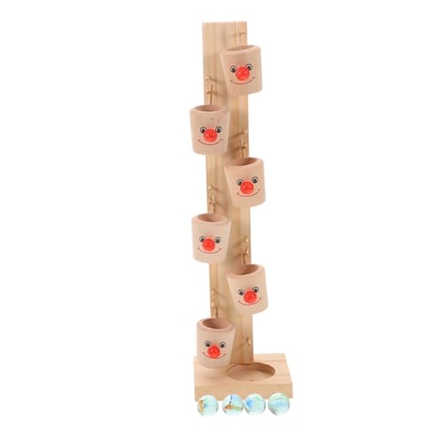 Kisangel Holzspielzeug Kugelbahn Mehrlagiger Kugelturm Motorikspielzeug Fördert Koordination Konzentration Kreatives Jungen Mädchen Ab Jahren von Kisangel