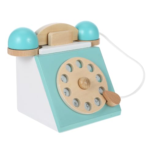 Kisangel Holzspielzeug Retro Telefon mit Wählscheibe Pädagogisches Telefonspielzeug Zahlen und Farberkennung Handgefertigt Interaktives Eltern Junge Mädchen Spiel Langlebig und Sicher Kisangel Holzspielzeug Retro Telefon mit Wählscheibe Pädagogisches Telefonspielzeug Zahlen und Farberkennung Handgefertigt Interaktives Eltern Junge Mädchen Spiel Langlebig und Sicher von Kisangel