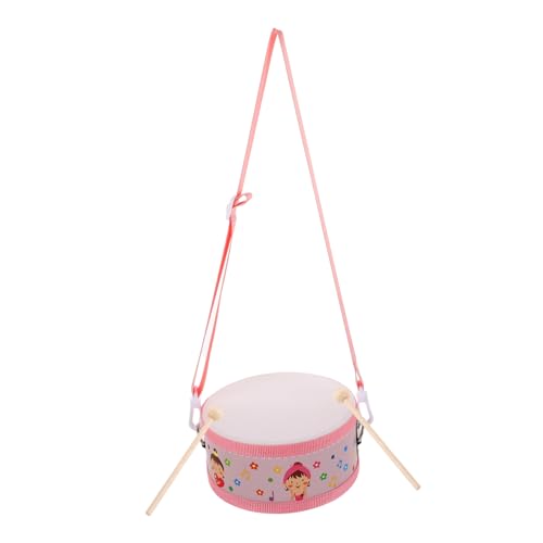Kisangel Holzspielzeug Trommel Set mit Verstellbarem Gurt und Schlägeln Doppelseitiges Orff Schlaginstrument für Junge Mädchen und Kleinkinder Pädagogische Percussion Trommel für Jungen und Kisangel Holzspielzeug Trommel Set mit Verstellbarem Gurt und Schlägeln Doppelseitiges Orff Schlaginstrument für Junge Mädchen und Kleinkinder Pädagogische Percussion Trommel für Jungen und von Kisangel