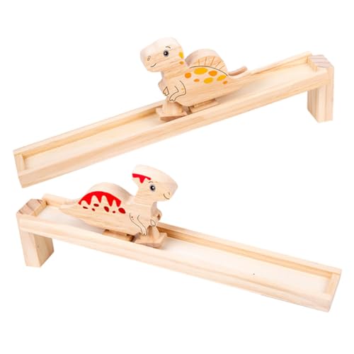 Kisangel Holztiere Inertialspielzeug Pädagogisch Fördert Neugier und Feinmotorik Geeignet für Jungen und Mädchen für Kleinkinder Spielerisches Lernen von Kisangel