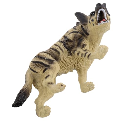 Kisangel Hyäne Figur Spielzeug Realistisches Tiermodell Für Kinderkognitionsimulation Tier Ornamente Bildungswildtiere Spielzeug Ideal Für Jungen Und Mädchen von Kisangel