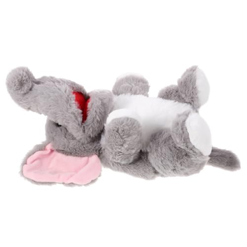 Kisangel Interaktive Handpuppe Elefant Plüschspielzeug für Jungen und Kawaii Cartoon Handpuppe für Geschichtenerzählen und Rollenspiel von Kisangel