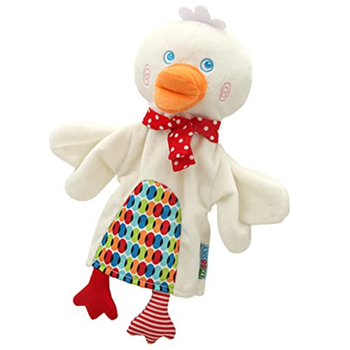 Kisangel Interaktive Handpuppe Ente für Weiche Plüsch Tierpuppe für Eltern Junge Mädchen Spiele Kreatives Puppenspielzeug für Geschichtenerzählen und Rollenspiele für Geburtstagsgeschenke von Kisangel