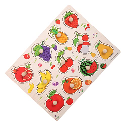 Kisangel Interaktives Holzspielzeug für Kleinkinder Muster Lernpuzzle Fördert Hand Auge Koordination und Feinmotorik Sicheres Material für Lernen Kisangel Interaktives Holzspielzeug für Kleinkinder Muster Lernpuzzle Fördert Hand Auge Koordination und Feinmotorik Sicheres Material für Lernen von Kisangel