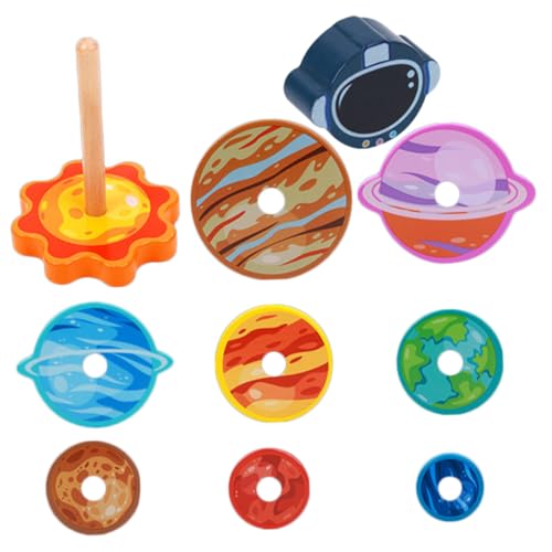 Kisangel Interaktives Planetenspielzeug Stapelringe Buntes Farb und Formerkennungsspielzeug Lernspielzeug Motorik und Kreativität für Kleinkinder Kisangel Interaktives Planetenspielzeug Stapelringe Buntes Farb und Formerkennungsspielzeug Lernspielzeug Motorik und Kreativität für Kleinkinder von Kisangel