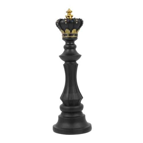 Kisangel Internationales Schach Resin Mittelgroße Schwarze Königsskulptur Langlebige Heim und Büro Desktop Verzierung Kreative Handgefertigte Schachfigur für Stilvolle Wohnkultur Kisangel Internationales Schach Resin Mittelgroße Schwarze Königsskulptur Langlebige Heim und Büro Desktop Verzierung Kreative Handgefertigte Schachfigur für Stilvolle Wohnkultur von Kisangel