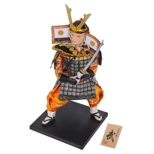Kisangel Japanische Samurai Puppe Traditionelle Dekofigur für Stilvolle Inneneinrichtung Japanische Kunsthandwerksdekoration Perfektes für Kulturbegeisterte und Sammler Kisangel Japanische Samurai Puppe Traditionelle Dekofigur für Stilvolle Inneneinrichtung Japanische Kunsthandwerksdekoration Perfektes für Kulturbegeisterte und Sammler von Kisangel