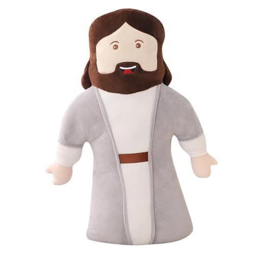 Kisangel Jesus Plüschpuppe Dekorative Jesus Puppe für Zuhause Schlafzimmer Tischdeko Christliches Fotorequisiten für Besondere Anlässe von Kisangel