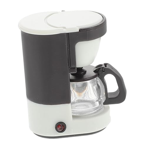Kisangel Kaffeemaschine Spiel Puppenhaus Baumaterial Mini Kaffeewaage Mini Vers Küchenspielzeug Küchenzubehör Küchenspielzeug Miniatur Puppenhausmöbel Kaffeekanne Kunststoff von Kisangel