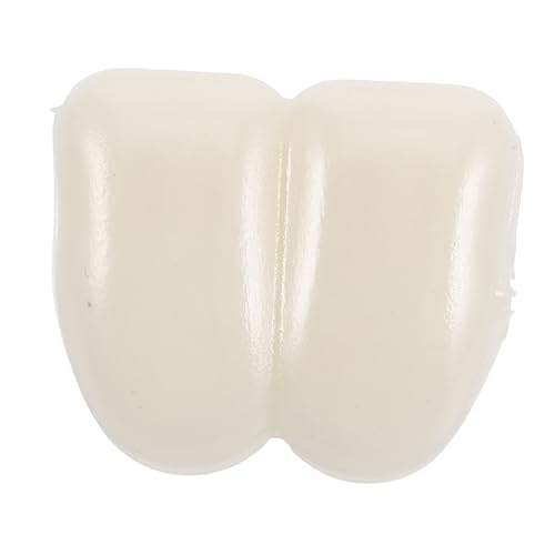 Kisangel Kaninchen Gebiss Halloween Kostüme Hasenzähne Gefälschte Halloween Künstliche Zähne Halloween Gefälschte Falsche Gefälschte Reißzähne Gefälschte Dekoration Beige von Kisangel