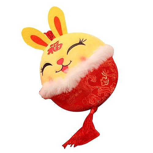 Kisangel Kaninchen-Puppen-anhänger Karikatur Hase Ausgestopft Plüsch Neujahrsdekoration Gefüllter Kaninchen-anhänger Gefüllter Anhänger Dekoration Für Auto Yellow Stoff Kisangel Kaninchen-Puppen-anhänger Karikatur Hase Ausgestopft Plüsch Neujahrsdekoration Gefüllter Kaninchen-anhänger Gefüllter Anhänger Dekoration Für Auto Yellow Stoff von Kisangel
