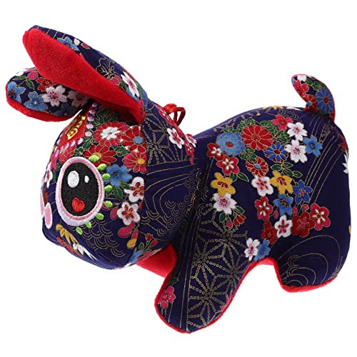 Kisangel Kaninchengefüllter Chinesische Neujahrskaninchenpuppe Tierpuppenspielzeug Kaninchen Stofftiere Tier Stofftier Hasenpuppe Jahr Der Kaninchen-hängepuppe Plüsch Blue Kisangel Kaninchengefüllter Chinesische Neujahrskaninchenpuppe Tierpuppenspielzeug Kaninchen Stofftiere Tier Stofftier Hasenpuppe Jahr Der Kaninchen-hängepuppe Plüsch Blue von Kisangel