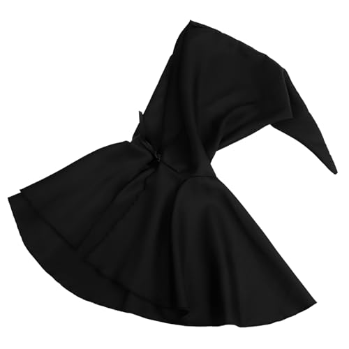 Kisangel Kap mit Hut Kostüm gotischer Kapuzenmantel mit Kapuze Erwachsene beängstigend Capes Halloween-Kapuzenmantel Cosplay-Mantel Halloween-Cosplay Party-Cosplay-Umhang Polyester Schwarz Kisangel Kap mit Hut Kostüm gotischer Kapuzenmantel mit Kapuze Erwachsene beängstigend Capes Halloween-Kapuzenmantel Cosplay-Mantel Halloween-Cosplay Party-Cosplay-Umhang Polyester Schwarz von Kisangel