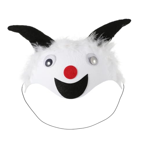 Kisangel Karneval Tierhut Neuheit Hüte Tierische Kopfbedeckung Karnevalspartyhaube Tierischer Kopfschmuck Cartoonhut Halloween-tierhut Dekorativer Tierhut Gefühlt Weiß Kisangel Karneval Tierhut Neuheit Hüte Tierische Kopfbedeckung Karnevalspartyhaube Tierischer Kopfschmuck Cartoonhut Halloween-tierhut Dekorativer Tierhut Gefühlt Weiß von Kisangel