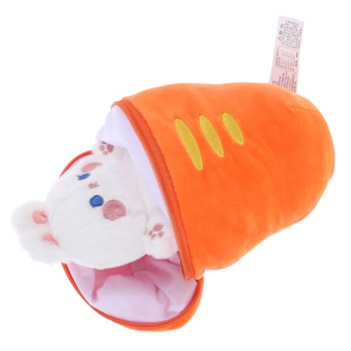 Kisangel Karotten Kaninchenspielzeug Bunny kanninchen laufstall zu Ostern The Present Edith Eger Kuscheltiere für Mädchen Kawaii Stofftier Plüschhasenspielzeug PP Baumwolle von Kisangel