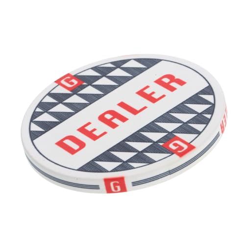 Kisangel Keramik Dealer Button Poker Chip Party Spiel Zubehör für Kartengeber Spielchips Zählmarken für Poker Festival und Zählaufgaben Kisangel Keramik Dealer Button Poker Chip Party Spiel Zubehör für Kartengeber Spielchips Zählmarken für Poker Festival und Zählaufgaben von Kisangel