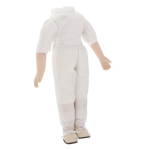 Kisangel Keramikpuppe Puppenmaterialien DIY Puppenkörpermodell DIY Handgefertigter Puppenkörper Puppenkörperzubehör Puppenkörper Requisite DIY Zubehör DIY Puppen Puppenteile Keramik Weiß von Kisangel