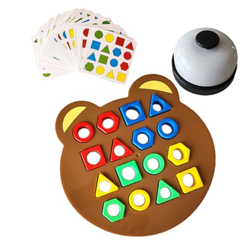 Kisangel Kinderform Matching Spiel aus Leichtem Strapazierfähigem mit Buntem Farbdesign Pädagogisches Lernspielzeug für Jahre Fördert Farberkennung und Eltern Junge Mädchen interaktion von Kisangel