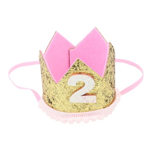 Kisangel Kindergeburtstagskrone Filzkrone mit Design Leichtes Bequemes Haarband für Mädchen Vielseitige Krone als Partydeko und Kostüm Accessoire Sicher und Langlebig für Rollenspiele und Kisangel Kindergeburtstagskrone Filzkrone mit Design Leichtes Bequemes Haarband für Mädchen Vielseitige Krone als Partydeko und Kostüm Accessoire Sicher und Langlebig für Rollenspiele und von Kisangel