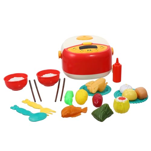 Kisangel Kinderküche Spielset mit Musikalischem Reiskocher und Sprühfunktion Pädagogisches Kochspielzeug für Jungen und Mädchen Sicheres Kreatives Rollenspielküchenzubehör Kisangel Kinderküche Spielset mit Musikalischem Reiskocher und Sprühfunktion Pädagogisches Kochspielzeug für Jungen und Mädchen Sicheres Kreatives Rollenspielküchenzubehör von Kisangel