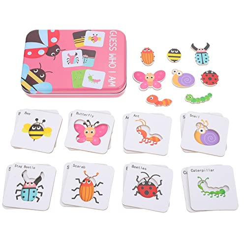 Kisangel Kinderpuzzle Insekten Teile Lernspielzeug für Kleinkinder Ab Jahren Glatte Oberfläche Handgefertigt Fördert Kognitive Fähigkeiten und Motorische Entwicklung Kisangel Kinderpuzzle Insekten Teile Lernspielzeug für Kleinkinder Ab Jahren Glatte Oberfläche Handgefertigt Fördert Kognitive Fähigkeiten und Motorische Entwicklung von Kisangel