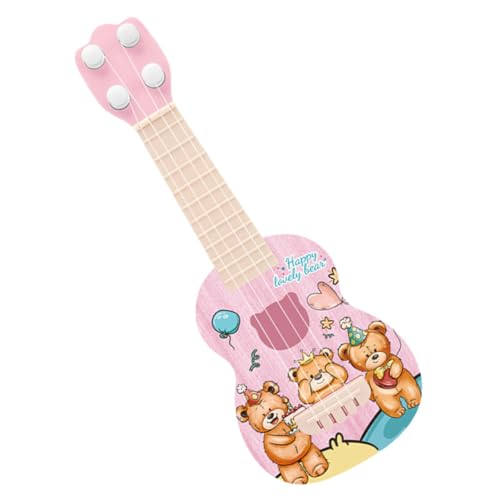 Kisangel Kinderspielzeug Ukulele Mini Kleinkinder Lerninstrument Leicht Tragbar Für Anfänger Hawaii Party Musikspielzeug Jungen Mädchen von Kisangel