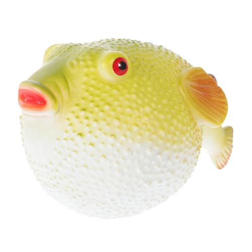 Kisangel Kinderspielzeug spielzeuge meerestiere Kugelfischfigur Simulation von Meerestierfiguren Simulation Meerestiermodell Kugelfisch-Modell Baumwolle von Kisangel