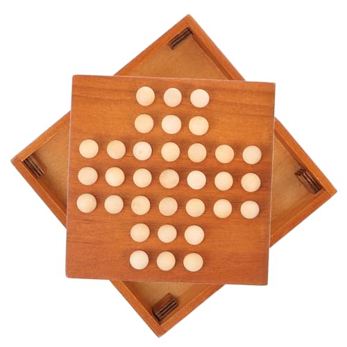 Kisangel Klassisches Holzspielzeug Intelligenzspiel für Erwachsene und Fördert Logisches Geduld und Geschicklichkeit Brettspiel für Familien und Freunde von Kisangel