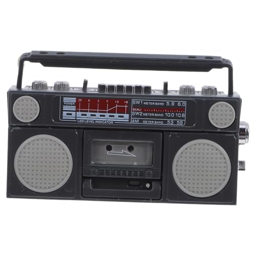 Kisangel Klassisches Radiomodell Mini House Accessory Mini-hausversorgung Puppenhausdekor Puppenhaus-Recorder Simulationsfunkmodell Miniatur-bastelzubehör Querformat-Requisite Black Plastik Kisangel Klassisches Radiomodell Mini House Accessory Mini-hausversorgung Puppenhausdekor Puppenhaus-Recorder Simulationsfunkmodell Miniatur-bastelzubehör Querformat-Requisite Black Plastik von Kisangel