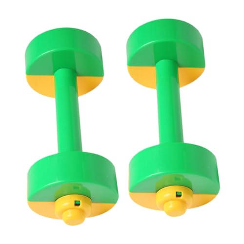Kisangel Kleine Bunte Kunststoff Hanteln für Ergonomisch Geformt Rutschfester Griff Leicht und Tragbar für Kindertraining und Spielerische Fitnessübungen Zuhause von Kisangel