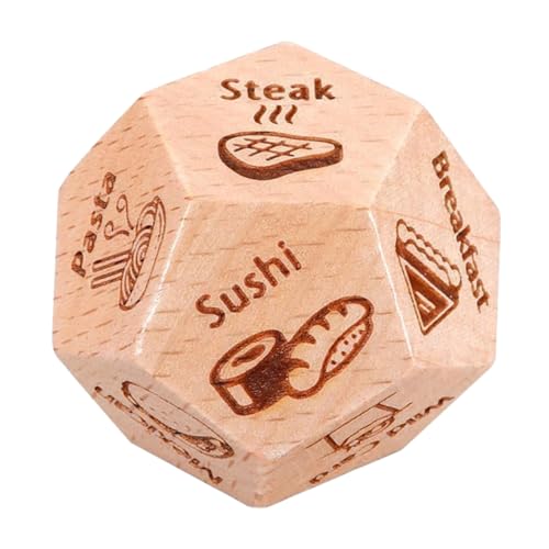 Kisangel Kleine Essenswürfel Datum Würfelspielzeug Essenswürfel Aus Holz Essensentscheidungswürfel Spielwürfel Requisiten Würfel Partywürfel Hölzern Light Brown Kisangel Kleine Essenswürfel Datum Würfelspielzeug Essenswürfel Aus Holz Essensentscheidungswürfel Spielwürfel Requisiten Würfel Partywürfel Hölzern Light Brown von Kisangel