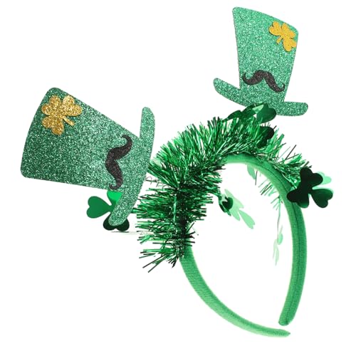 Kisangel Kleine Hut Haarschmuck für Patrick's Day Dekoratives Haarband für Damen für Themenpartys Kostümpartys und Feiern Bleibt Sicher Am Kopf Perfektes Accessoire für Familie und Freunde von Kisangel