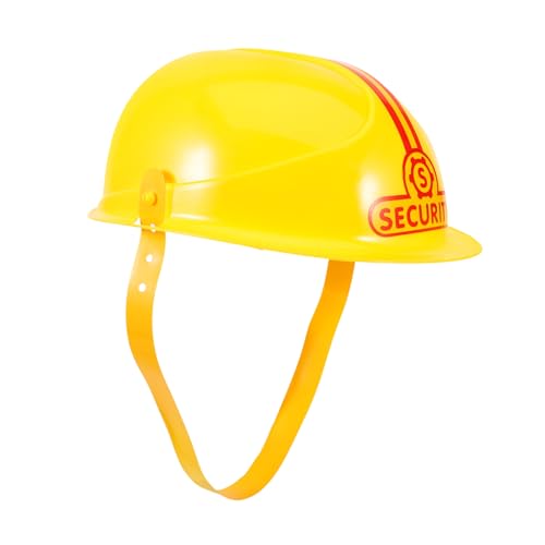 Kisangel Kleiner Feuerwehrhelm Kostüm Feuerwehrmann Mütze Helm für Rollenspiel Bühnenauftritte Cosplay Zubehör für Jungen und Mädchen von Kisangel