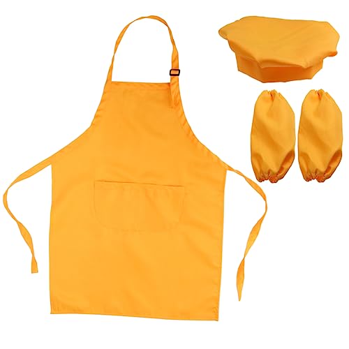 Kisangel Kochset für Jungen und Kochmütze Schürze und Kochärmel für Jahren für Rollenspiele und Kreative Küchenerlebnisse Orange Kisangel Kochset für Jungen und Kochmütze Schürze und Kochärmel für Jahren für Rollenspiele und Kreative Küchenerlebnisse Orange von Kisangel