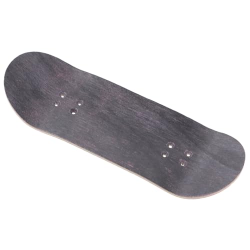 Kisangel Kompaktes Finger Skateboard aus Lagigem Eschenholz Doppelseitig Gefärbtes Mini Fingerboard rutschfeste Oberfläche DIY für Fingerkoordination und Kindergeburtstag von Kisangel