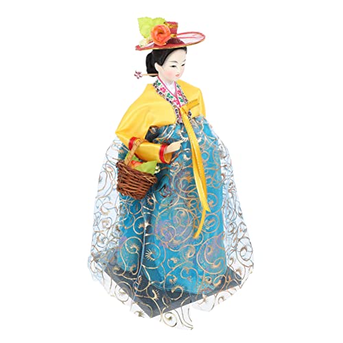 Kisangel Koreanische Stoffpuppe im Traditionellen Hanbok Stil Dekorative Asiatische Figur für Schreibtisch Große Kunstfigur Perfektes für Freunde und Kultur Kisangel Koreanische Stoffpuppe im Traditionellen Hanbok Stil Dekorative Asiatische Figur für Schreibtisch Große Kunstfigur Perfektes für Freunde und Kultur von Kisangel