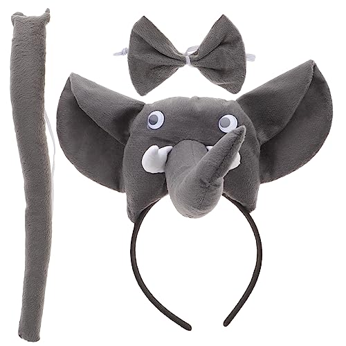 Kisangel Kostüm Set für Teiliges Zubehör mit Haarreif und Fliege für Karneval Fasching und Kostümpartys Hochwertige Materialien für Langlebigen Spaß von Kisangel
