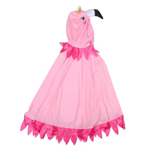 Kisangel Kostüme Flamingo Kostüm Tier Outfit Umhang Mädchen Flamingo Kostüm Flamingo Halloween Kostüm Halloween Umhang Warmer Umhang Umhang Mit Kapuze Für Damen Kapuzenumhang Für Damen von Kisangel