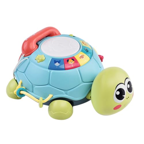 Kisangel Krabbelschildkrötenspielzeug Musikspielzeug Für Junge Mädchen Interaktives Lernspielzeug Hörentwicklung Und Sprachverständnis Für Geburtstags von Kisangel