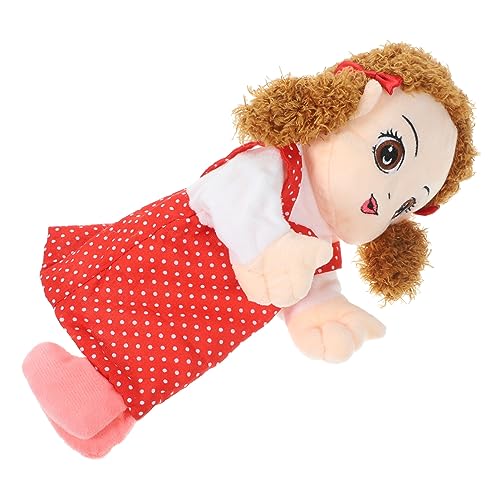 Kisangel Kreative Handpuppe für Interaktive Plüsch Handpuppe im Cartoon Design für Geschichtenerzählen und Rollenspiele Hochwertiges Waschbares aus Natürlichen Materialien für Kindliche von Kisangel