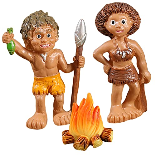 Kisangel Kreatives Formdesign Primitive Blumentopf-Dekoration Statue Gartenfigur Bonsai-landschaftsbau- 3er-Set Kisangel Kreatives Formdesign Primitive Blumentopf-Dekoration Statue Gartenfigur Bonsai-landschaftsbau- 3er-Set von Kisangel