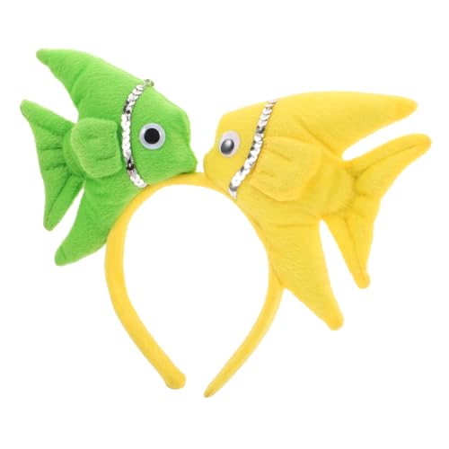 Kisangel Kreatives Goldfisch Haarband für Süßes Meerestier Stirnband für Geburtstagsfeiern und Strandpartys Accessoire für Kostüme und Festliche Anlässe von Kisangel