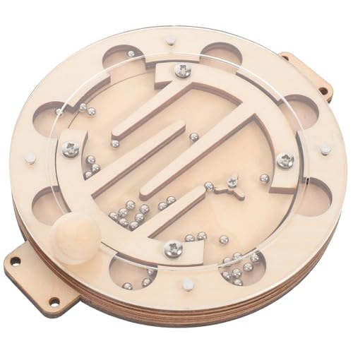 Kisangel Kreisförmiges Holz Maze Spielbrett Mit Murmeln Beschäftigungsbrett Für Kleinkinder Pädagogisches Feinmotorik Und Problemlösungsfähigkeiten Für Frühe Kisangel Kreisförmiges Holz Maze Spielbrett Mit Murmeln Beschäftigungsbrett Für Kleinkinder Pädagogisches Feinmotorik Und Problemlösungsfähigkeiten Für Frühe von Kisangel