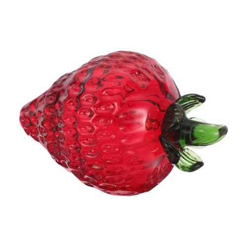 Kisangel Einzigartiger Glasfruchtdekor-kristall-erdbeer- Für Zuhause Dekoratives Ornament Kisangel Einzigartiger Glasfruchtdekor-kristall-erdbeer- Für Zuhause Dekoratives Ornament von Kisangel