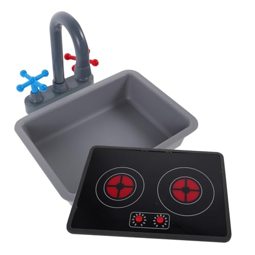Kisangel Küchenspielset mit Realistischem Wasserhahn und Spüle Simuliertem Induktionskochfeld Licht und Soundeffekten Umfassendes Rollenspielzubehör für Jungen und Mädchen Kisangel Küchenspielset mit Realistischem Wasserhahn und Spüle Simuliertem Induktionskochfeld Licht und Soundeffekten Umfassendes Rollenspielzubehör für Jungen und Mädchen von Kisangel