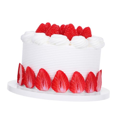 Kisangel Künstliche Geburtstagstorte für Fotografie und Schaufensterdekoration Realistisches Fake Cake Modell für Hochzeiten Partys und Feiern Kisangel Künstliche Geburtstagstorte für Fotografie und Schaufensterdekoration Realistisches Fake Cake Modell für Hochzeiten Partys und Feiern von Kisangel