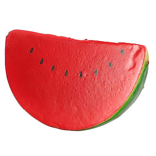 Kisangel Künstliche Wassermelonenscheibe Realistisches Deko Objekt Für Partydekoration Und Fotografie Sommerfrucht Modell Rot Küchen Und Festdeko von Kisangel