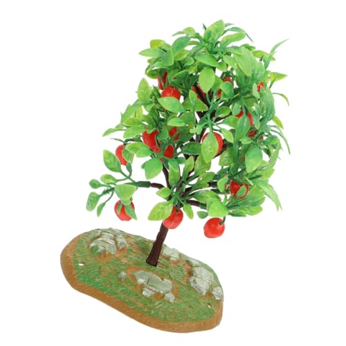 Kisangel Miniatur-apfelbaum Modell Für Dioramen Handwerksprojekte Und Modellbahn-zubehör Realistische Miniaturbaum-Dekoration Für Architektur-Modelle Und Kreative Landschaften von Kisangel